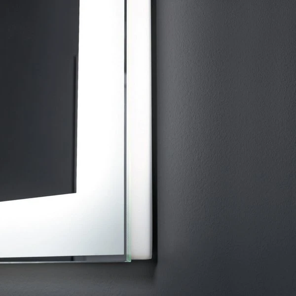 Зеркало Dreja Kvadro 100x85, с подсветкой, цвет белый
