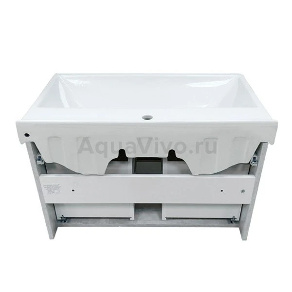 Мебель для ванной Comforty Никосия 80П, цвет дуб белый