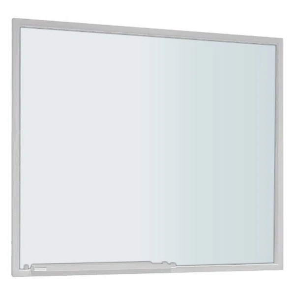 Зеркало Grossman Лофт 90x70, в раме, с полкой, цвет белый