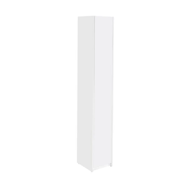 Шкаф-пенал Акватон Лондри 30, узкий, цвет белый глянец