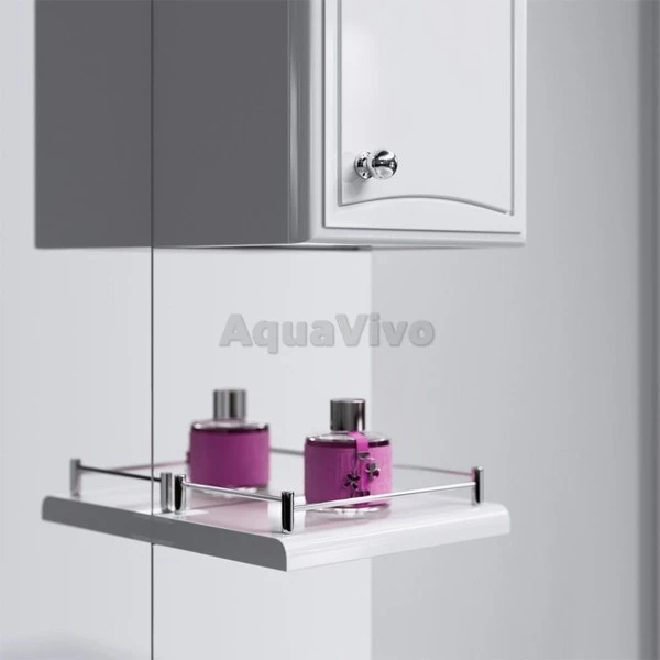 Мебель для ванной Aqwella Барселона 55, цвет белый - фото 1