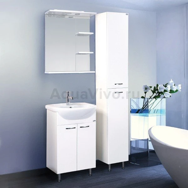 Мебель для ванной Оника Коралл 47.10, цвет белый