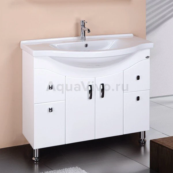 Мебель для ванной Оника Эльбрус 100.13, цвет белый