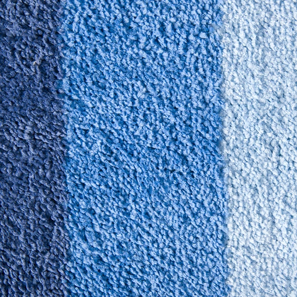 Коврик WasserKRAFT Lopau BM-1101 для ванной, 75x45 см, цвет синий с полосками