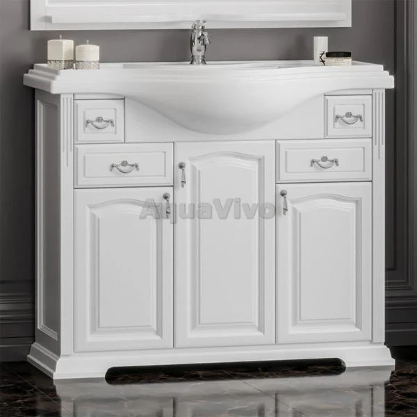 Мебель для ванной Опадирис Риспекто 105, цвет белый матовый - фото 1
