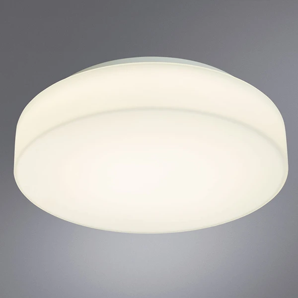 Потолочный светильник Arte Lamp Aqua-Tablet Led A6824PL-1WH, арматура белая, плафон стекло белое, 25х25 см - фото 1