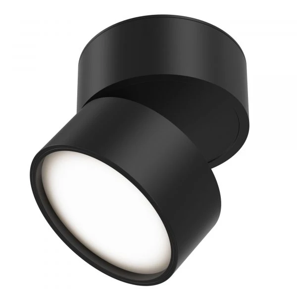 Потолочный светильник Maytoni Technical Onda C024CL-L12B3K, арматура черная, плафон металл черный