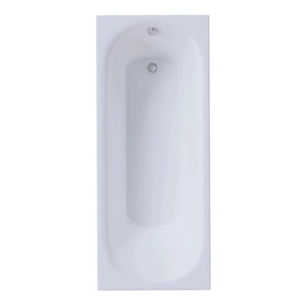 Акриловая ванна Акватек Лугано 150x70, без каркаса и слива-перелива, цвет белый