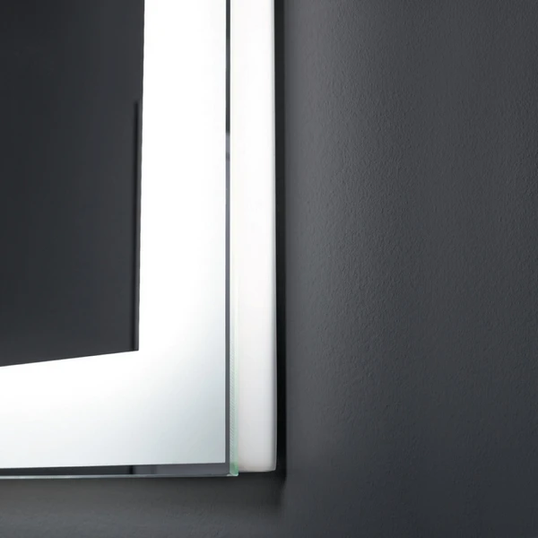 Зеркало Dreja Kvadro 60x85, с подсветкой, цвет белый