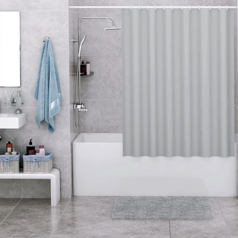Штора для ванной WasserKRAFT Oder SC-30503, 240x200, цвет серый - фото 1