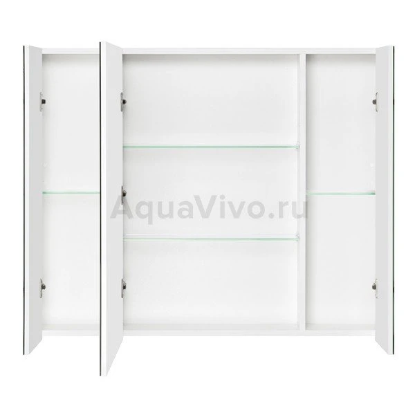 Шкаф-зеркало Акватон Беверли 100, цвет белый