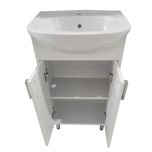 Мебель для ванной Corozo Колор 50, цвет белый / синий - фото 1