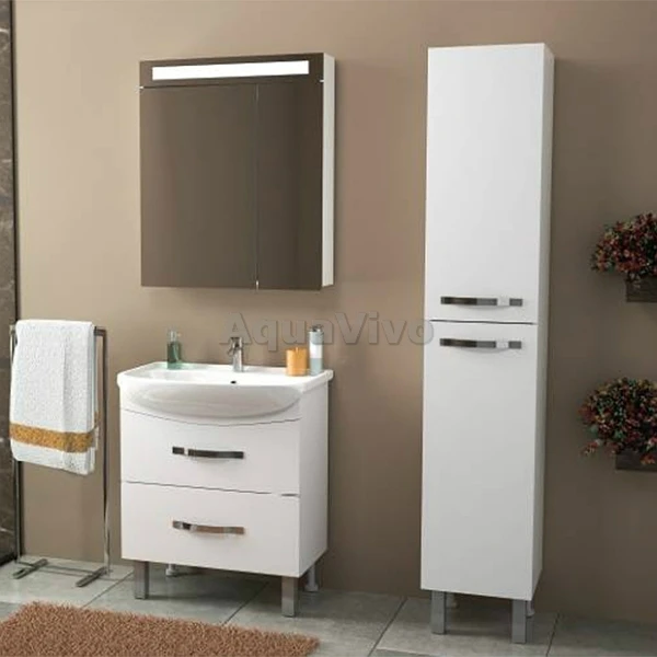 Мебель для ванной Dreja Alda 65 D, цвет белый лак - фото 1