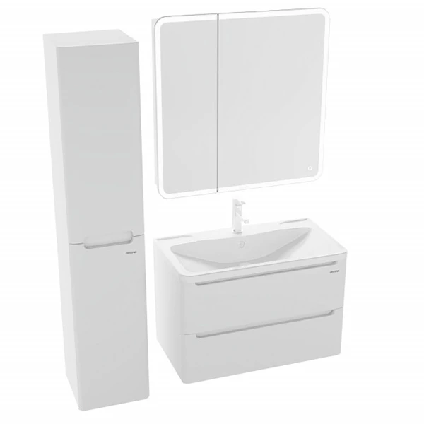 Мебель для ванной Grossman Адель 80, подвесная, цвет белый - фото 1