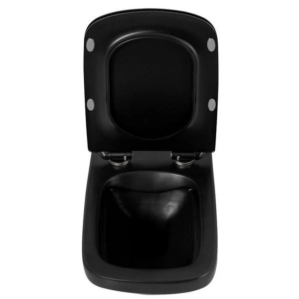 Сиденье BelBagno Sela BB3201SC-MB для унитаза, с микролифтом, цвет черный матовый - фото 1