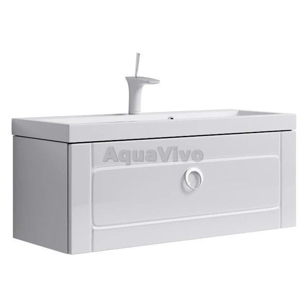 Мебель для ванной Aqwella Инфинити 100, цвет белый - фото 1