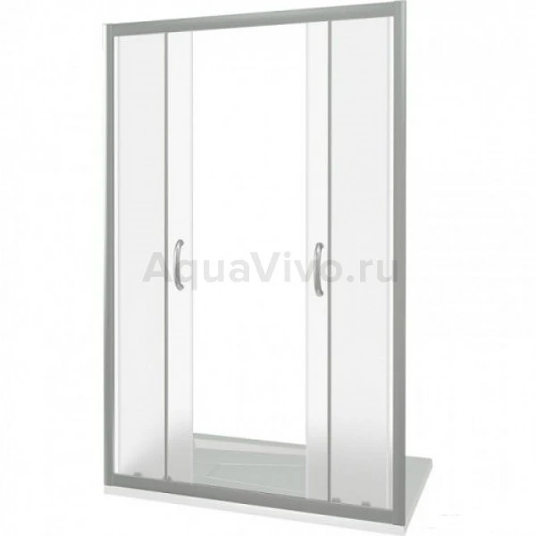 Душевая дверь Good Door Latte WTW-TD-170-C-WE 170x185, стекло прозрачное, профиль белый - фото 1
