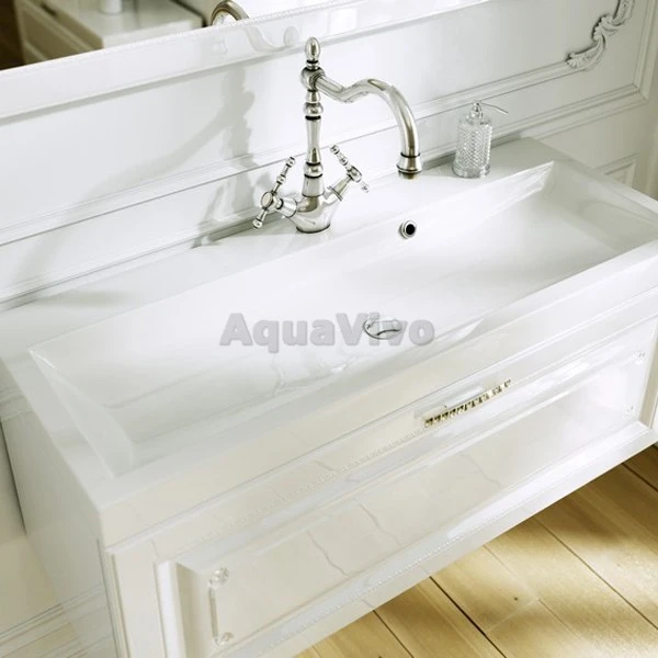 Мебель для ванной Aqwella Империя 100, цвет белый - фото 1