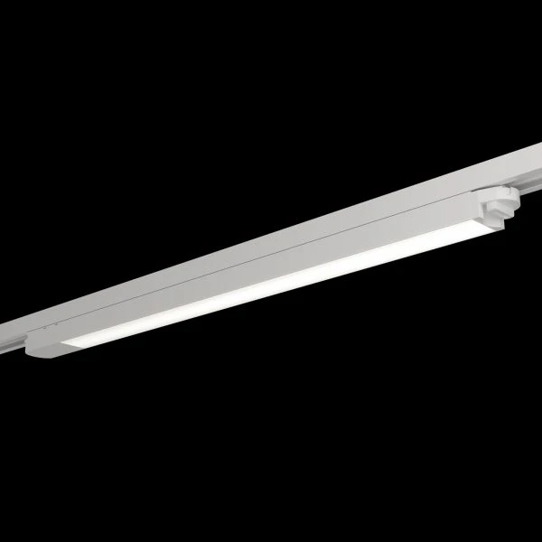 Трековый светильник Maytoni Technical Basis TR000-1-15W4K-W, арматура белая, плафон металл белый