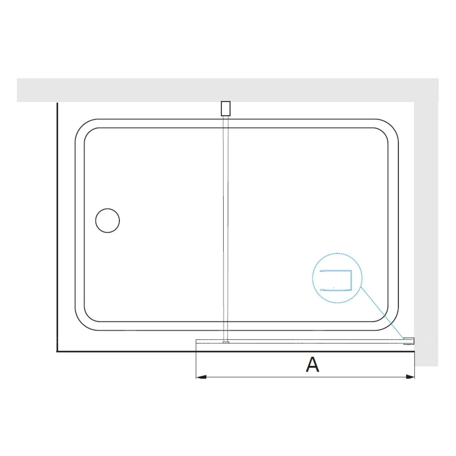 Шторка на ванну RGW Screens SC-050B 80x150, стекло прозрачное, профиль черный - фото 1