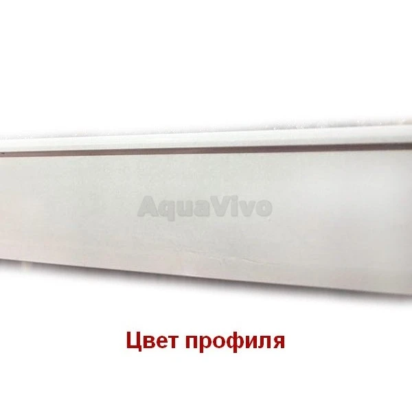 Шторка на ванну Good Door Screen GR4-100-G-WE 100x140, стекло грейп, профиль белый