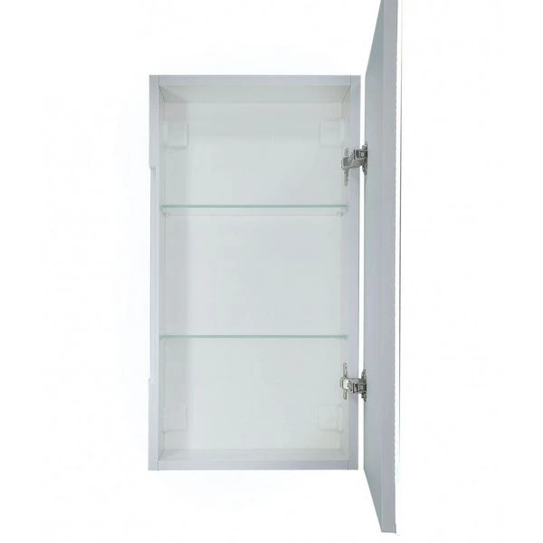 Шкаф-зеркало Art & Max Techno 35, правый, с подсветкой и диммером, цвет белый