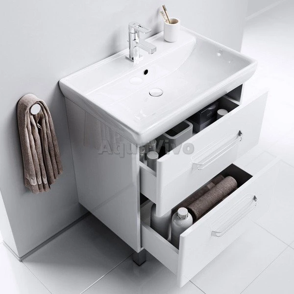 Мебель для ванной Aqwella Нео Т7 70 напольная, цвет белый