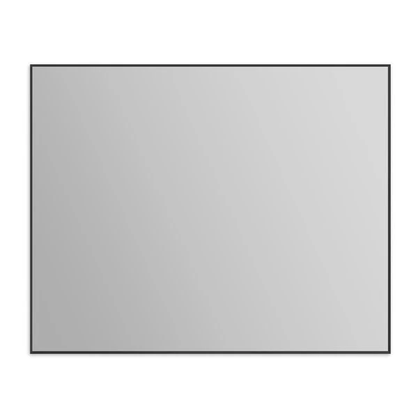 Зеркало Belbagno SPC-AL-1000-800 Nero 100x80, в алюминиевой раме, цвет черный