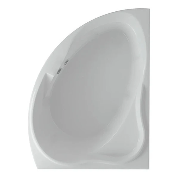 Акриловая ванна Акватек Альтаир 160х120, правая, цвет белый (ванна + вклеенный каркас + слив-перелив)
