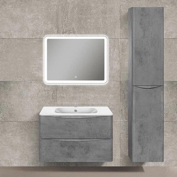 Мебель для ванной Vincea Paola 80, цвет бетон