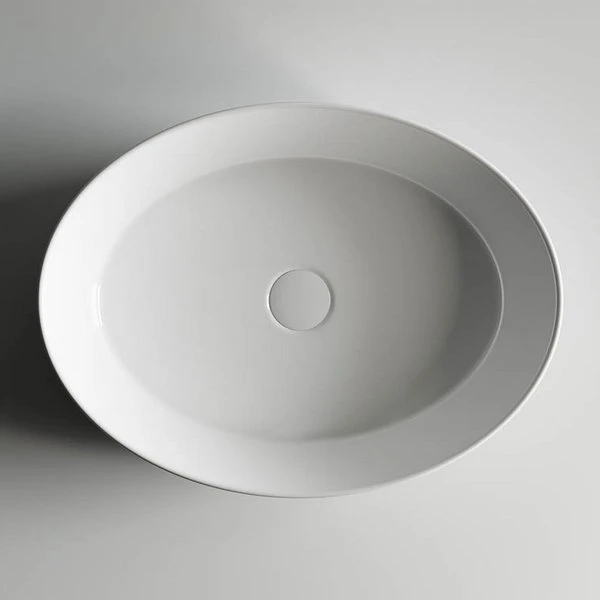 Раковина Ceramica Nova Element CN5002 накладная, 55x40 см, цвет белый