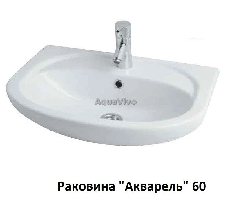 Мебель для ванной Акватон Онда 60 цвет белый - фото 1