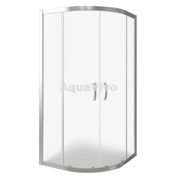 Душевой уголок Good Door Infinity R-100-G-CH 100х100, стекло грейп, профиль хром