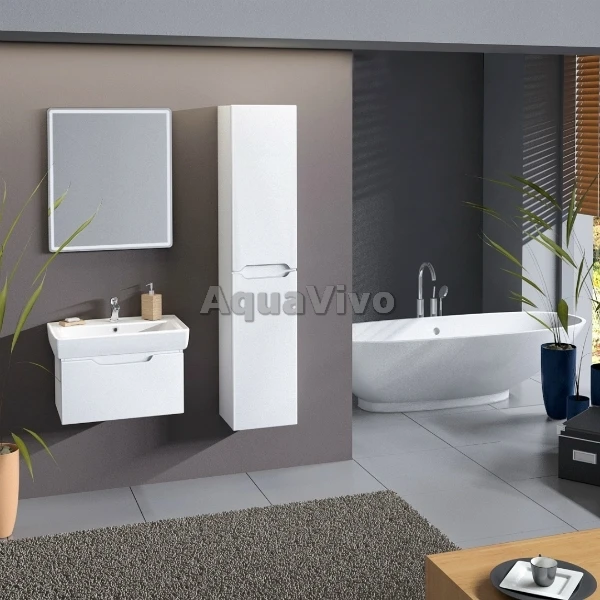 Мебель для ванной Dreja Tiny 50, цвет белый лак - фото 1