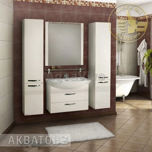 Мебель для ванной Акватон Ария 80 М цвет белый