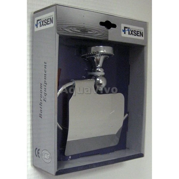 Держатель туалетной бумаги Fixsen Style FX-41110 с крышкой