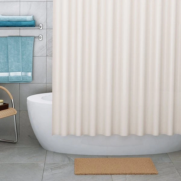 Штора для ванной WasserKRAFT Vils SC-10101, 180x200, цвет бежевый - фото 1