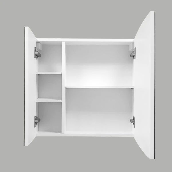Шкаф-зеркало Comforty Лаура 60-2, цвет белый - фото 1