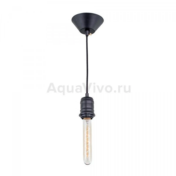 Подвесной светильник Citilux Эдисон CL450200, арматура черная, 5х5 см - фото 1