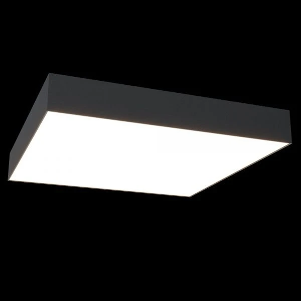 Потолочный светильник Maytoni Technical Zon C067CL-L48B3K, арматура черная, плафон пластик белый - фото 1
