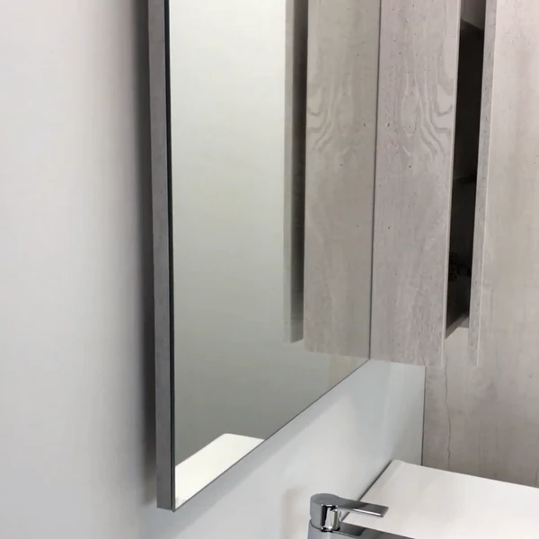Шкаф-зеркало Comforty Бремен 90, цвет дуб белый - фото 1