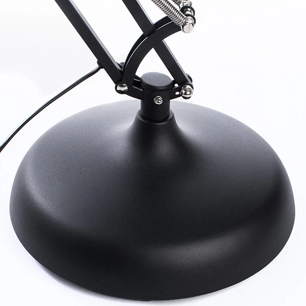 Торшер Arte Lamp Goliath A2487PN-1BK, арматура черная, плафон металл черный, 43х65 см
