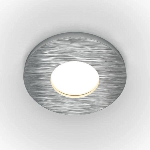 Точечный светильник Maytoni Technicali Stark DL083-01-GU10-RD-S, арматура серебро