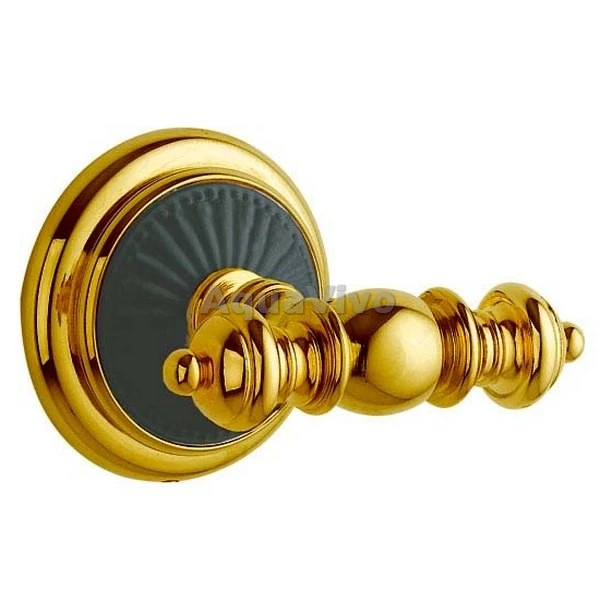 Крючок Boheme Palazzo 10156 двойной, цвет золото
