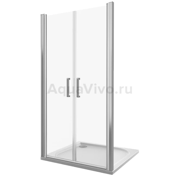 Душевая дверь Good Door Fantasy SD-100-C-CH 100х185, стекло прозрачное, профиль хром