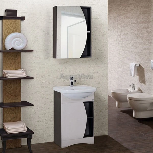 Мебель для ванной Оника Дуэт 52.01, цвет венге луизиана / бодега светлый