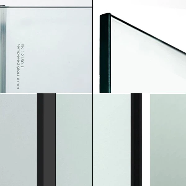 Душевая дверь WasserKRAFT Dill WasserSchutz 61S13 110x200, стекло прозрачное, профиль черный