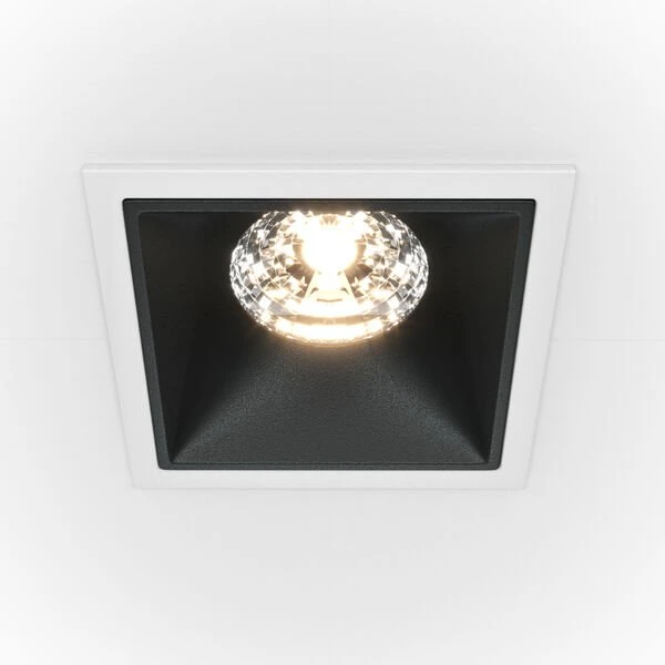 Точечный светильник Maytoni Technicali Alfa DL043-01-15W3K-SQ-WB, арматура бело-черная