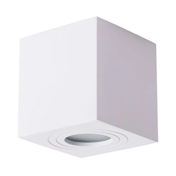 Потолочный светильник Arte Lamp Galopin A1461PL-1WH, арматура белая, плафон металл белый, 9х9 см