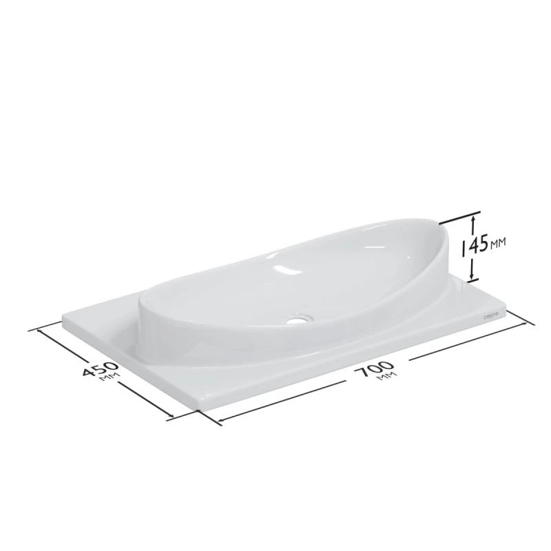 Мебель для ванной Санта Сатурн 70, подвесная, цвет белый